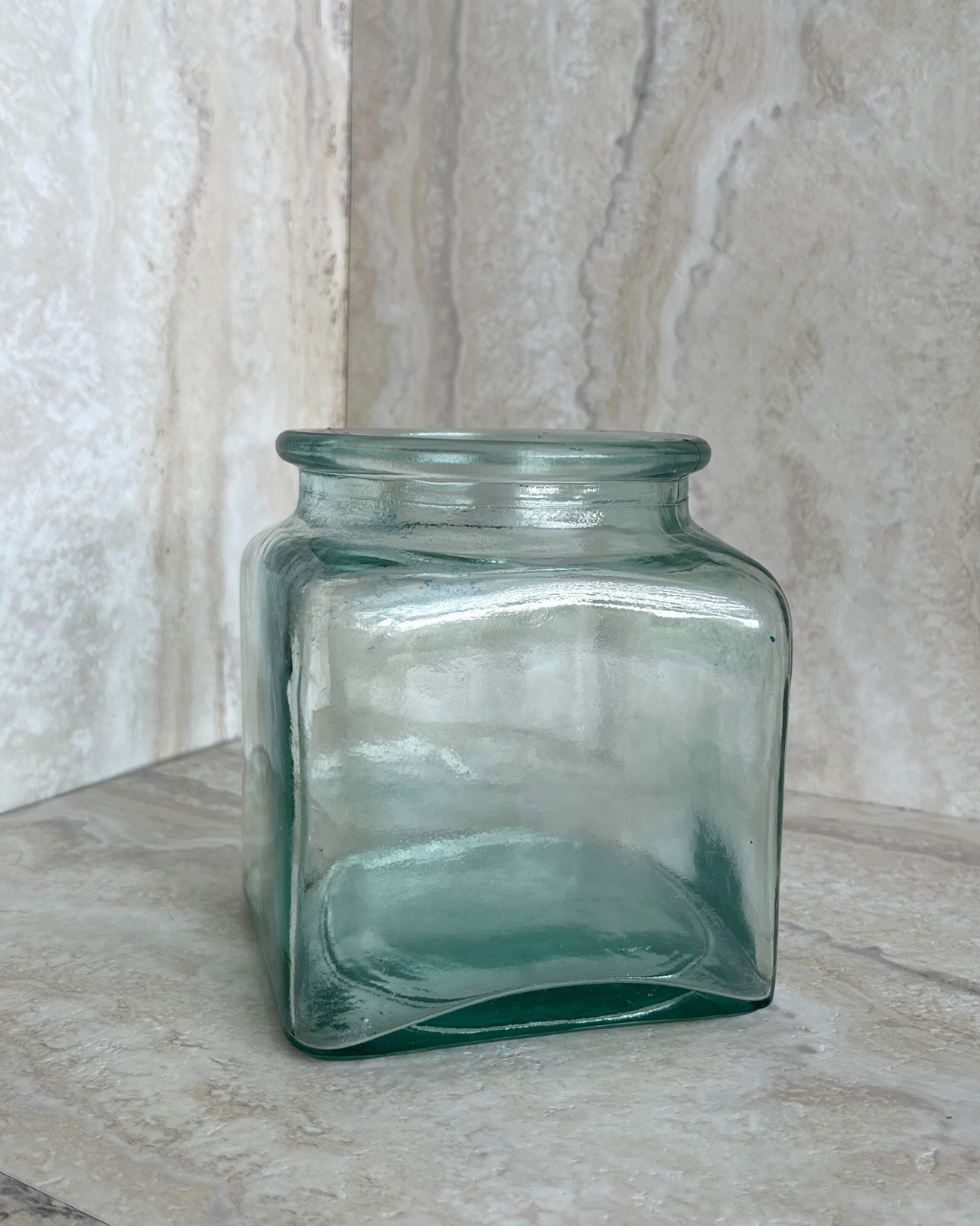 Square Glass Vase