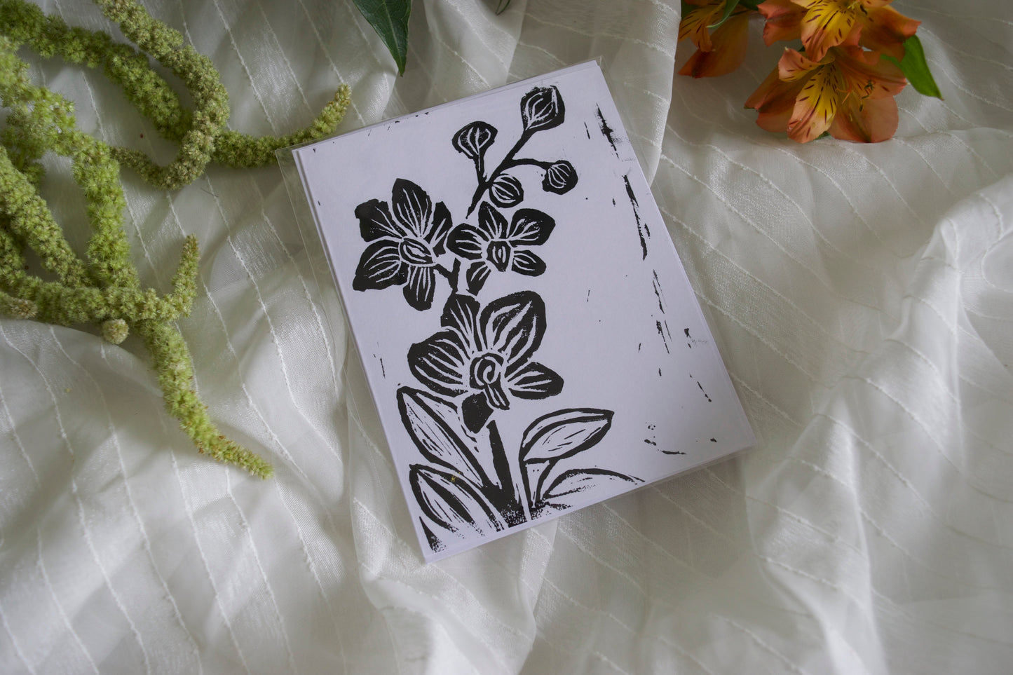 'Orquidea' Greeting Card