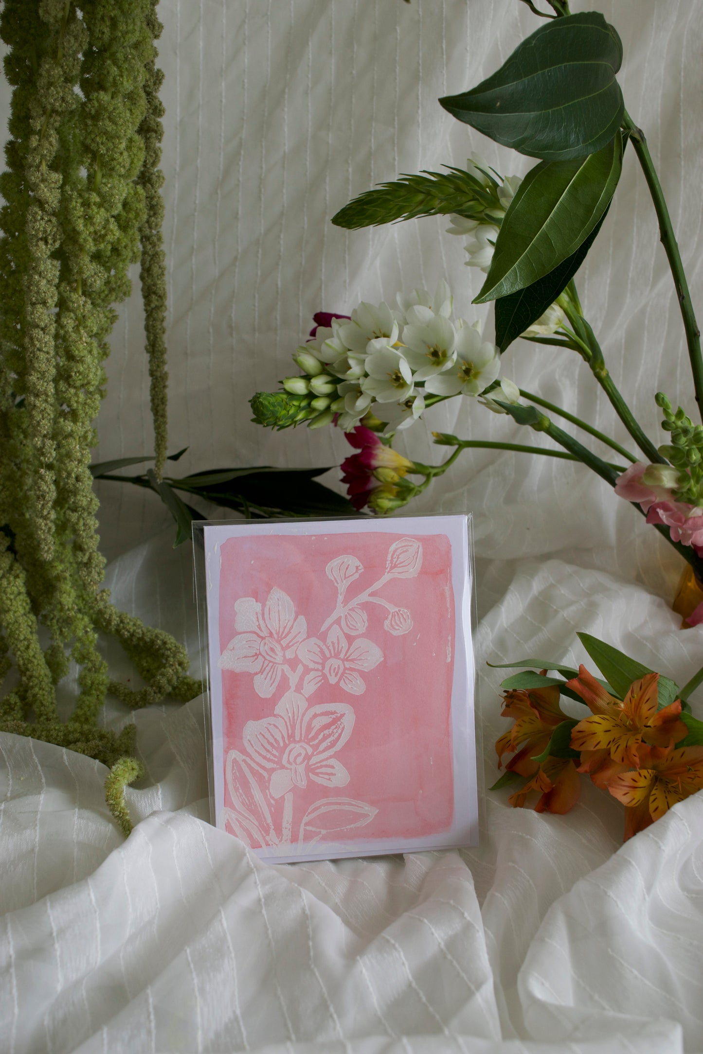 'Sevilla' Orchid Greeting Card