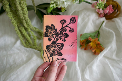 'Vizcaya' Orchid Greeting Card